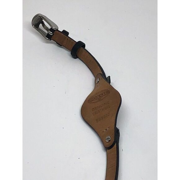 Authentic Fossil Genuine Leather Watch Full Band Use For Parts ES3263 L395 - Picture 3 of 7